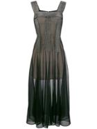 Christopher Kane Crystal Mesh Dress - Black