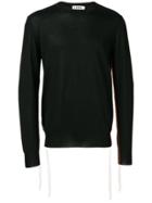 Jil Sander Stitch Detail Slim Jumper - Black