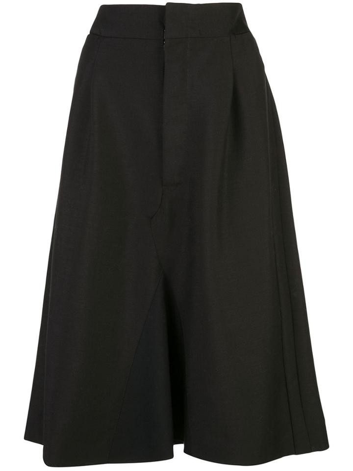 Maison Margiela High-waisted A-line Skirt - Black