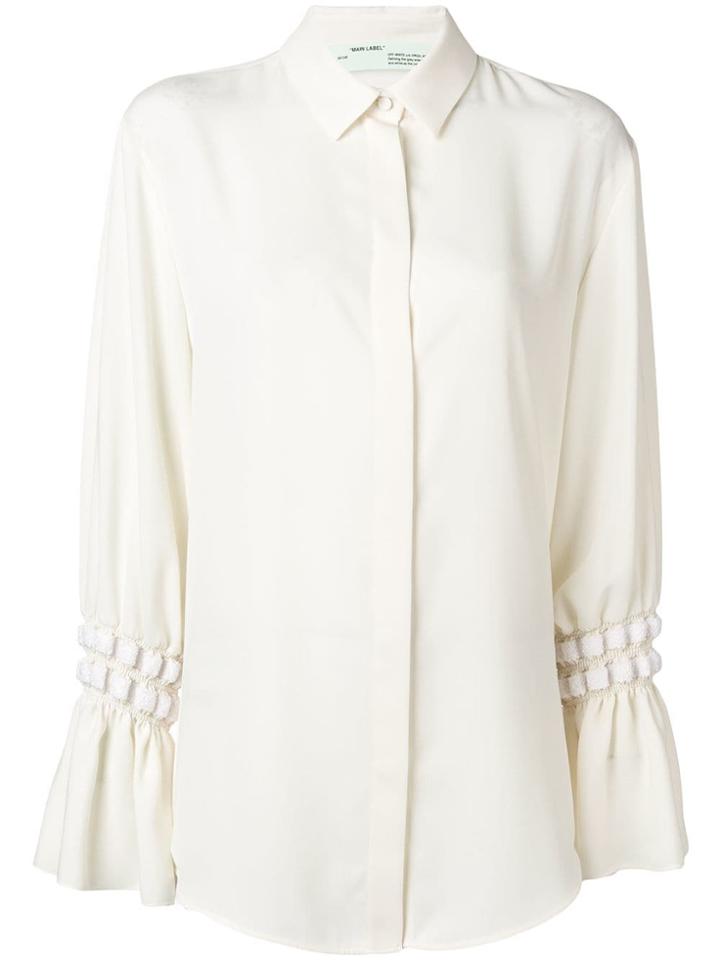 Off-white Smoking Detail Shirt - Neutrals