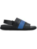 Marni Block Stripe Sandals - Black