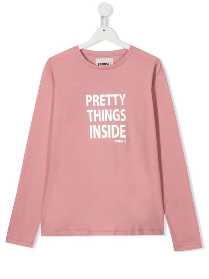 Touriste Long Sleeved T-shirt - Pink