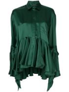 Each X Other Ruffled Shirt - Green
