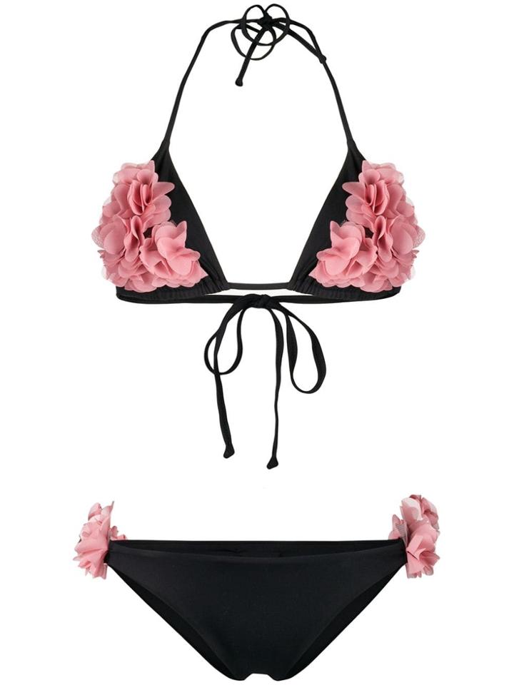 La Reveche Shayna Triangle Bikini Set - Black