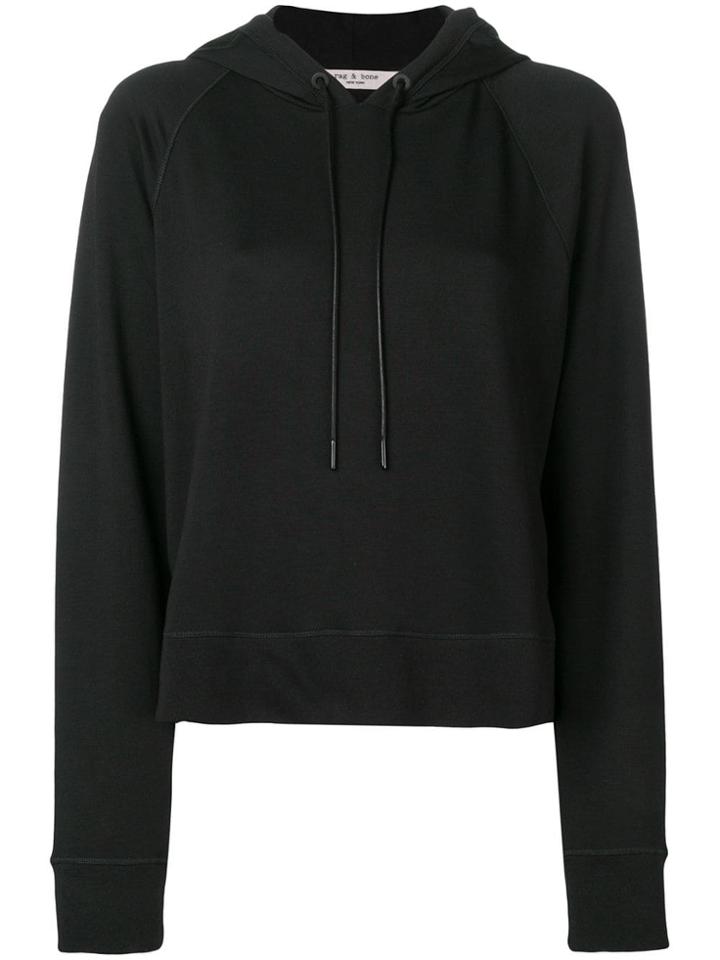 Rag & Bone Hooded Sweatshirt - Black