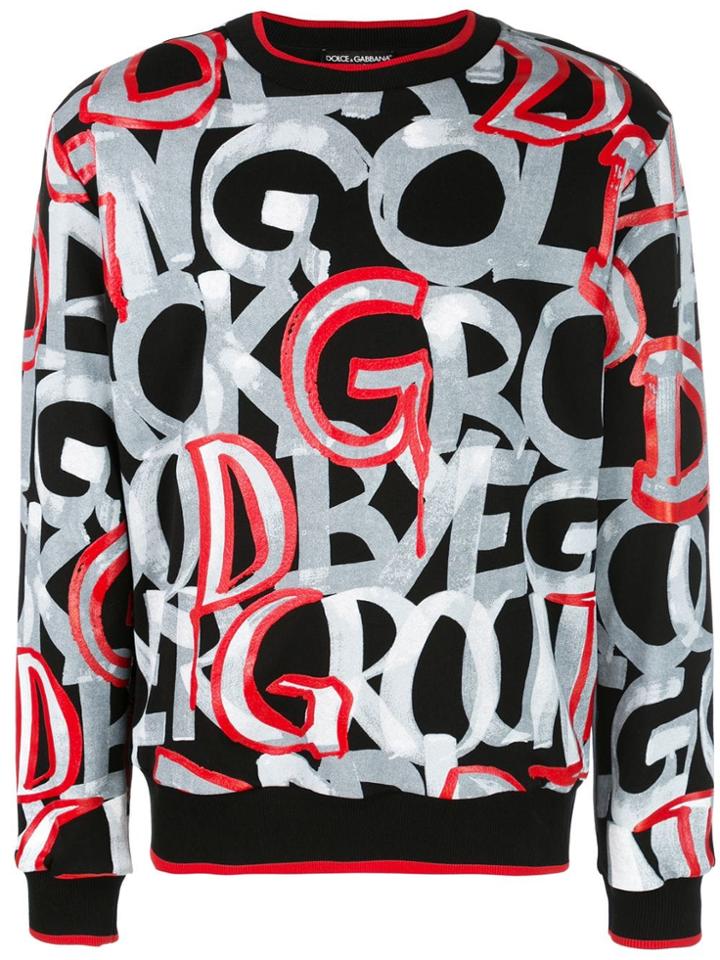 Dolce & Gabbana Logo Knit Sweater - Multicolour