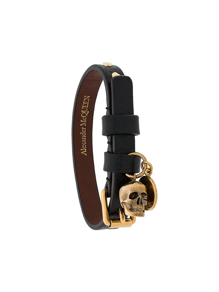Alexander Mcqueen Belt Style Bracelet - Black