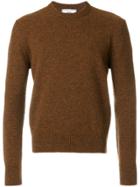 Ami Alexandre Mattiussi Crew Neck Jumper - Brown