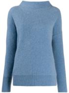 Vince Knitted Cashmere Sweater - Blue