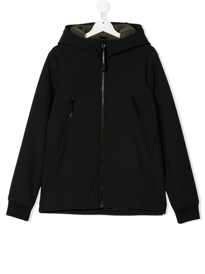 Cp Company Kids Teen Hooded Rain Jacket - Blue