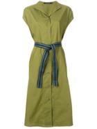 Sofie D'hoore Tie Waist Mid-length Dress - Green