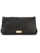 Burberry Front Flap Shoulder Bag, Women's, Black