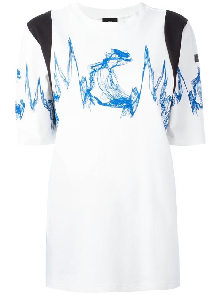 Mcm - Printed T-shirt - Women - Cotton/polyamide/spandex/elastane/modal - S, White, Cotton/polyamide/spandex/elastane/modal