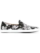 Jimmy Choo Demi Slip-on Sneakers, Women's, Size: 38, Black, Leather/rubber/cotton