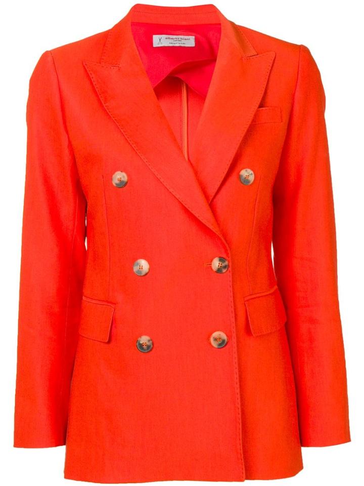 Alberto Biani Double-breasted Blazer - Orange