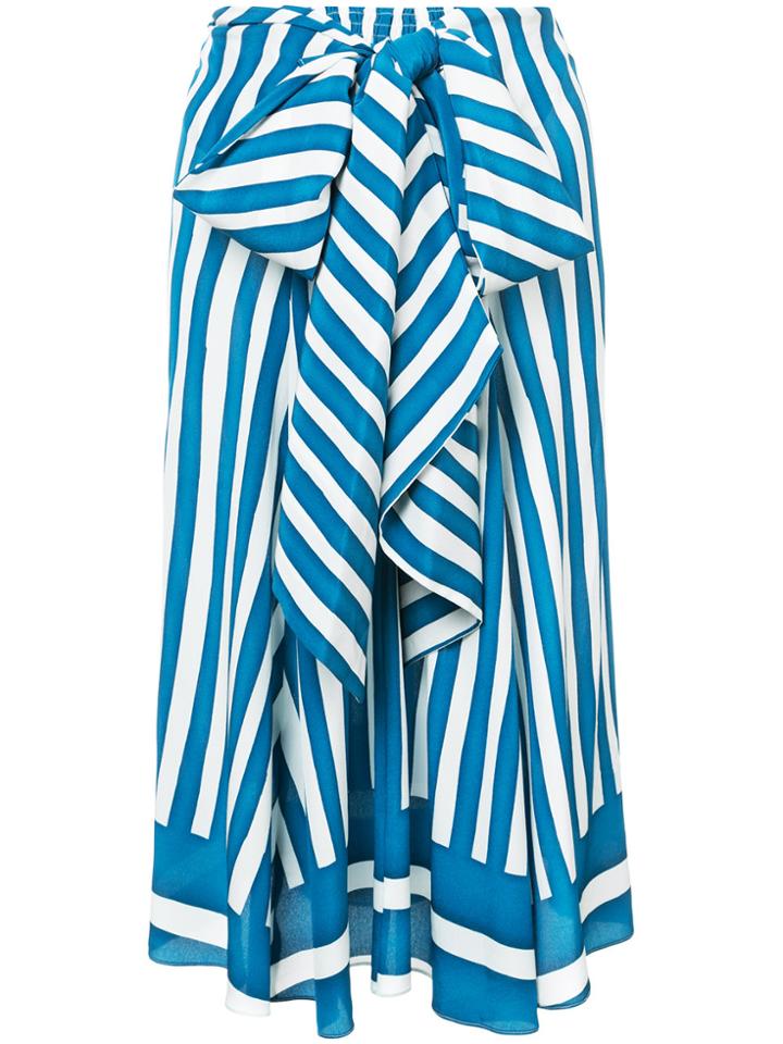 Tome Striped Skirt - Blue