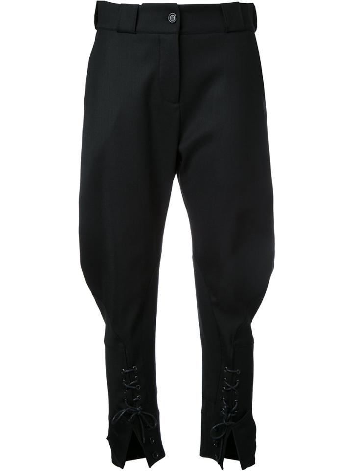 Monse Lace-up Trousers - Black