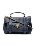 Proenza Schouler Blue Ps1 Medium Leather Shoulder Bag