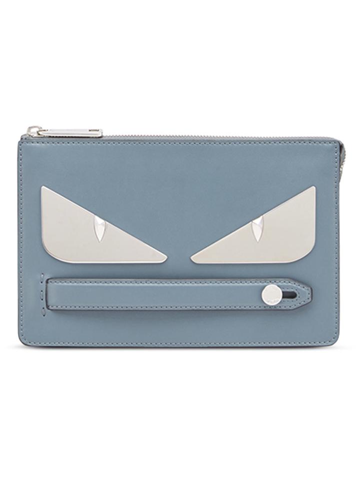 Fendi Bag Bugs Pouch - Blue