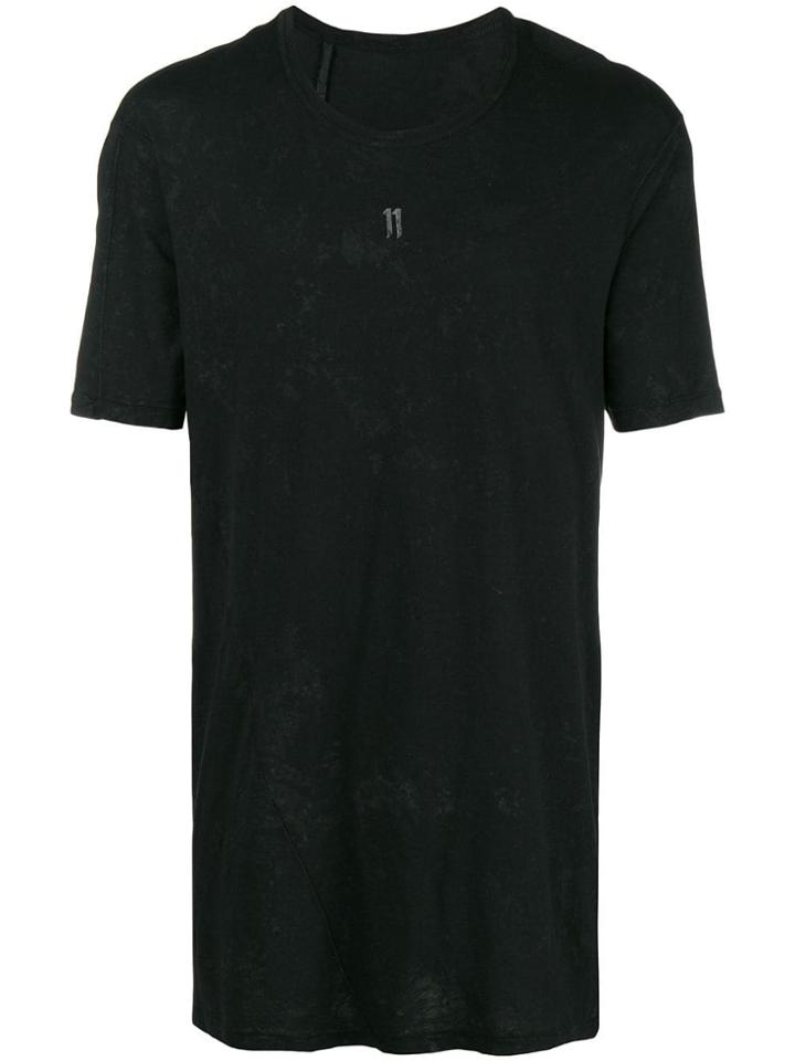 11 By Boris Bidjan Saberi Long Line T-shirt - Black