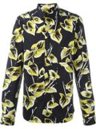 Marni Floral Print Shirt, Men's, Size: 52, Yellow, Cotton