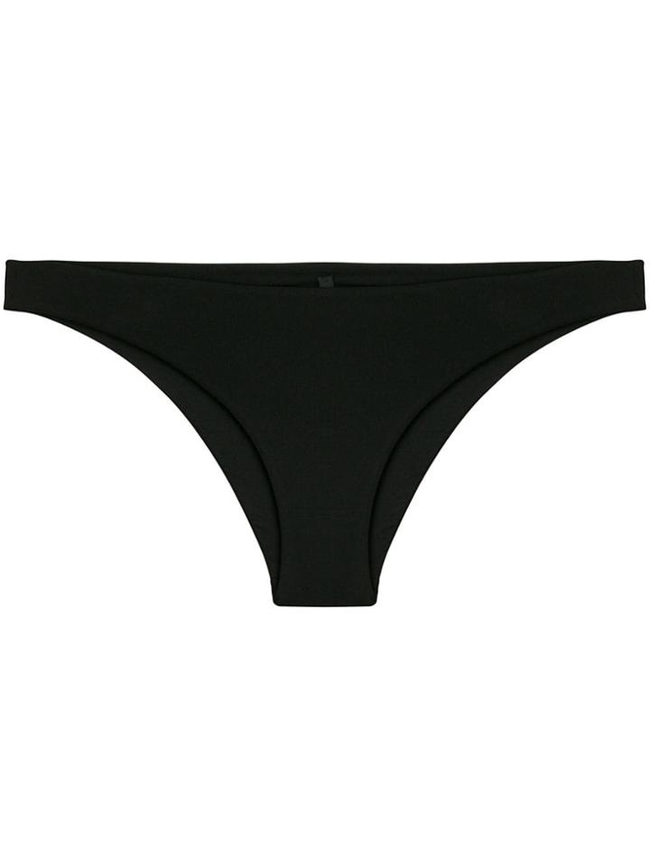 Fisico Plain Bikini Bottoms - Black