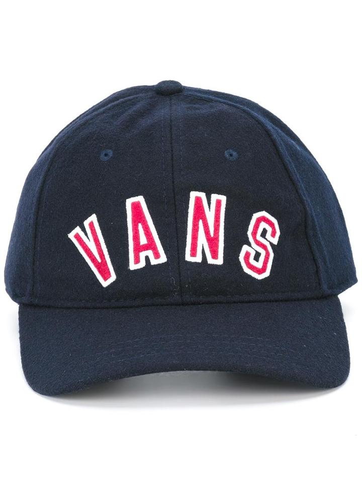 Vans Embroidered Logo Cap, Men's, Blue, Wool/polyester