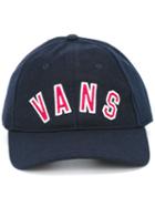 Vans Embroidered Logo Cap, Men's, Blue, Wool/polyester