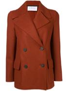 Harris Wharf London Double Breasted Jacket - Brown