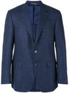 Canali - Two Button Blazer - Men - Silk/linen/flax/cupro/wool - 50, Blue, Silk/linen/flax/cupro/wool