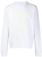 Maison Margiela Self-draw Sweatshirt - White