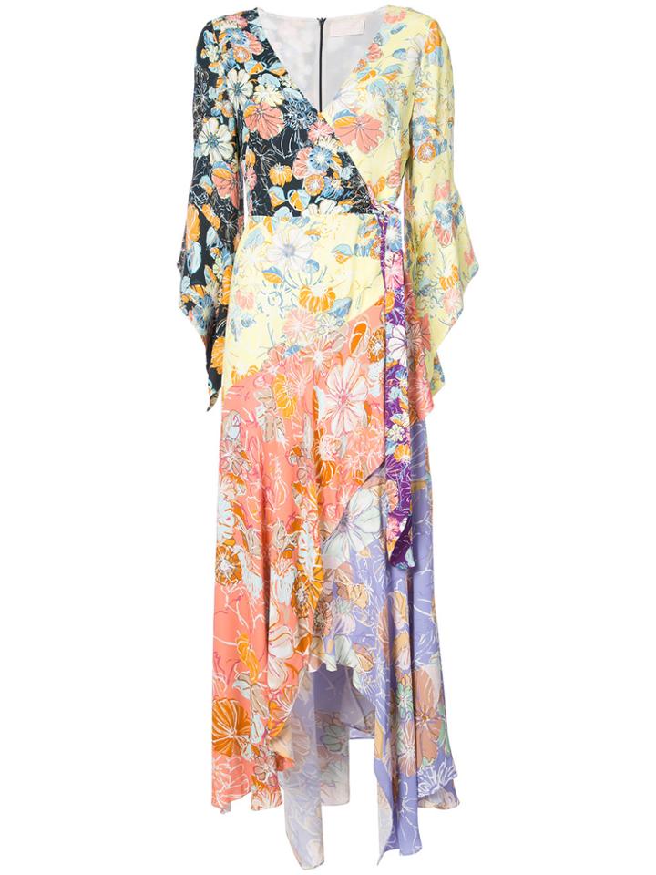Peter Pilotto Peter Pilotto X Capitol Wrap Around V-neck Dress -