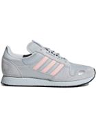 Adidas Grey And Pink Zx 452 Spzl Suede Sneakers