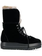 Baldinini Lace Up Snow Boots - Black