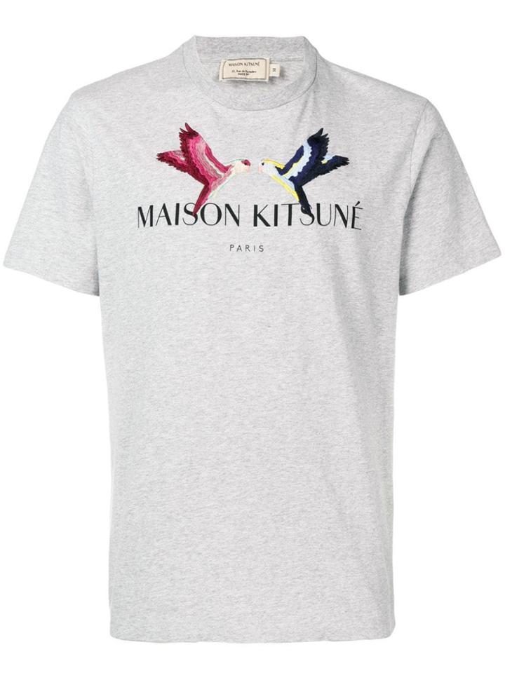 Maison Kitsuné Lovebird T-shirt - Grey