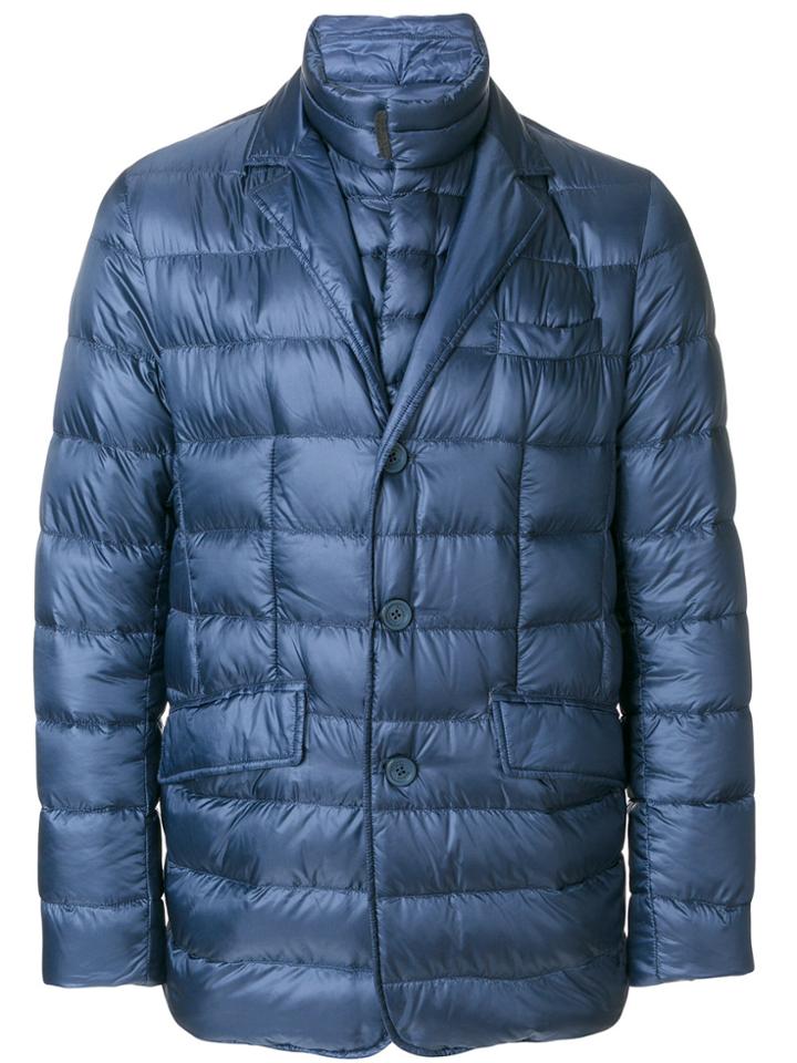 Herno Padded Blazer Jacket - Blue