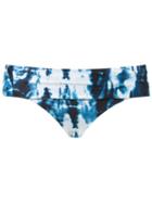Blue Man Printed Bikini Bottom, Women's, Size: Gg, Polyamide/spandex/elastane
