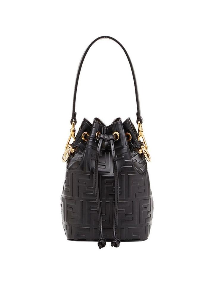Fendi Black Mon Tresor Mini Leather Bag