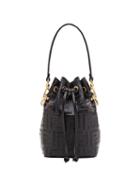 Fendi Black Mon Tresor Mini Leather Bag