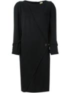 Krizia Vintage Cross Front Shift Dress