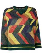 Twin-set Geometric Print Sweatshirt - Multicolour