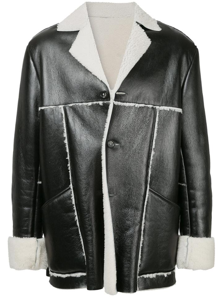 Zambesi Oversized Buttoned Jacket - Black