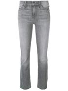 Mother Cropped Jeans - Grey