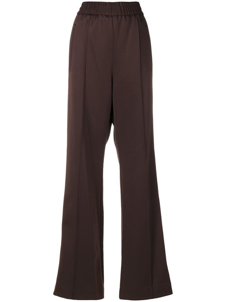Marc Jacobs Satin Wide-leg Trousers - Brown