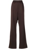 Marc Jacobs Satin Wide-leg Trousers - Brown