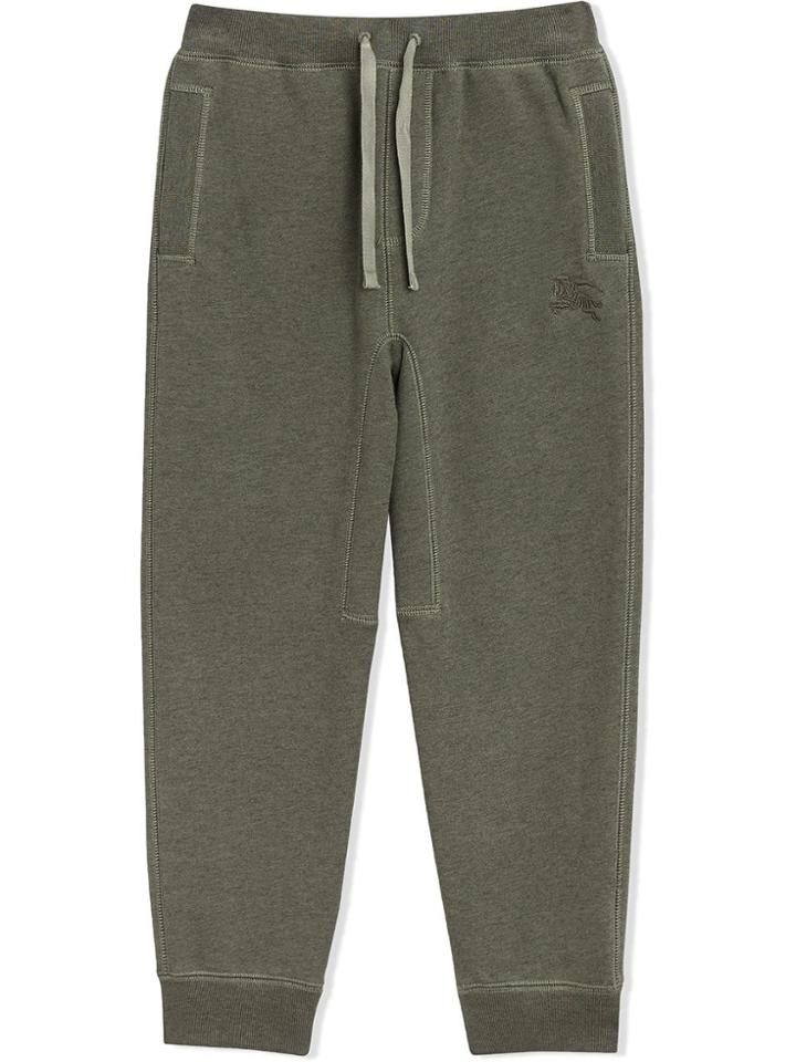 Burberry Kids Teen Track Pants - Green