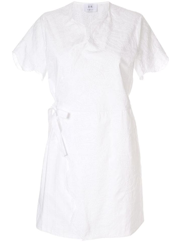 Sir. Delilah Wrap T-dress - White