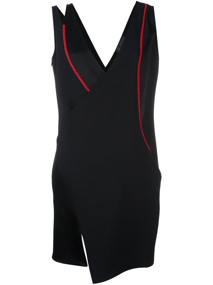 Versace Oversize Stitch Detail Dress