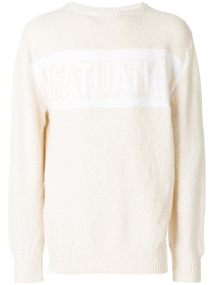 Stella Mccartney Slogan Back Sweater - Nude & Neutrals