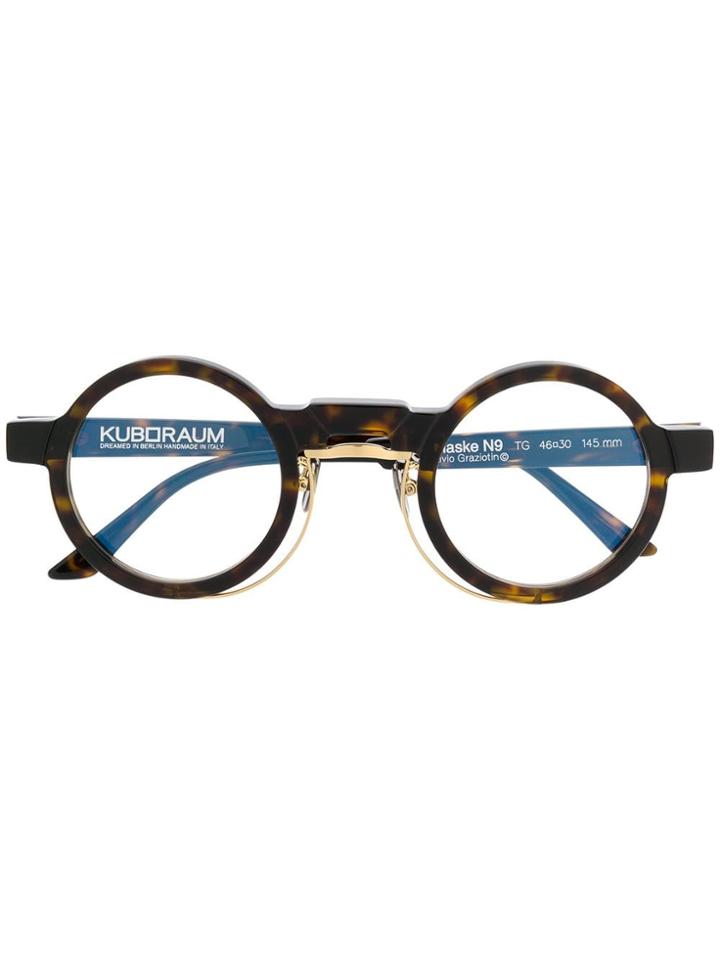 Kuboraum Oversized Glasses - Brown